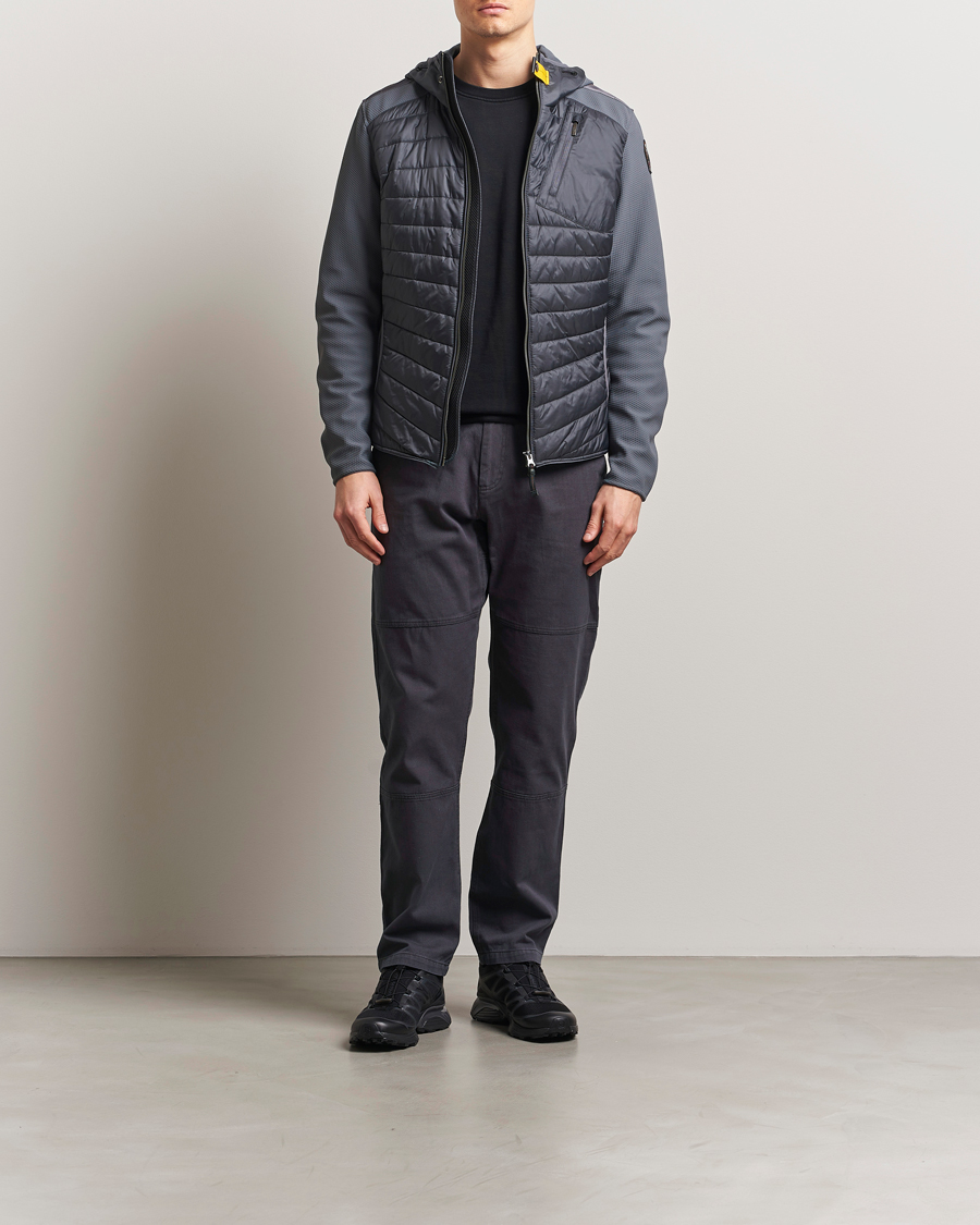 Herren | Jacken | Parajumpers | Nolan Mesh Hooded Hybrid Gargoyle