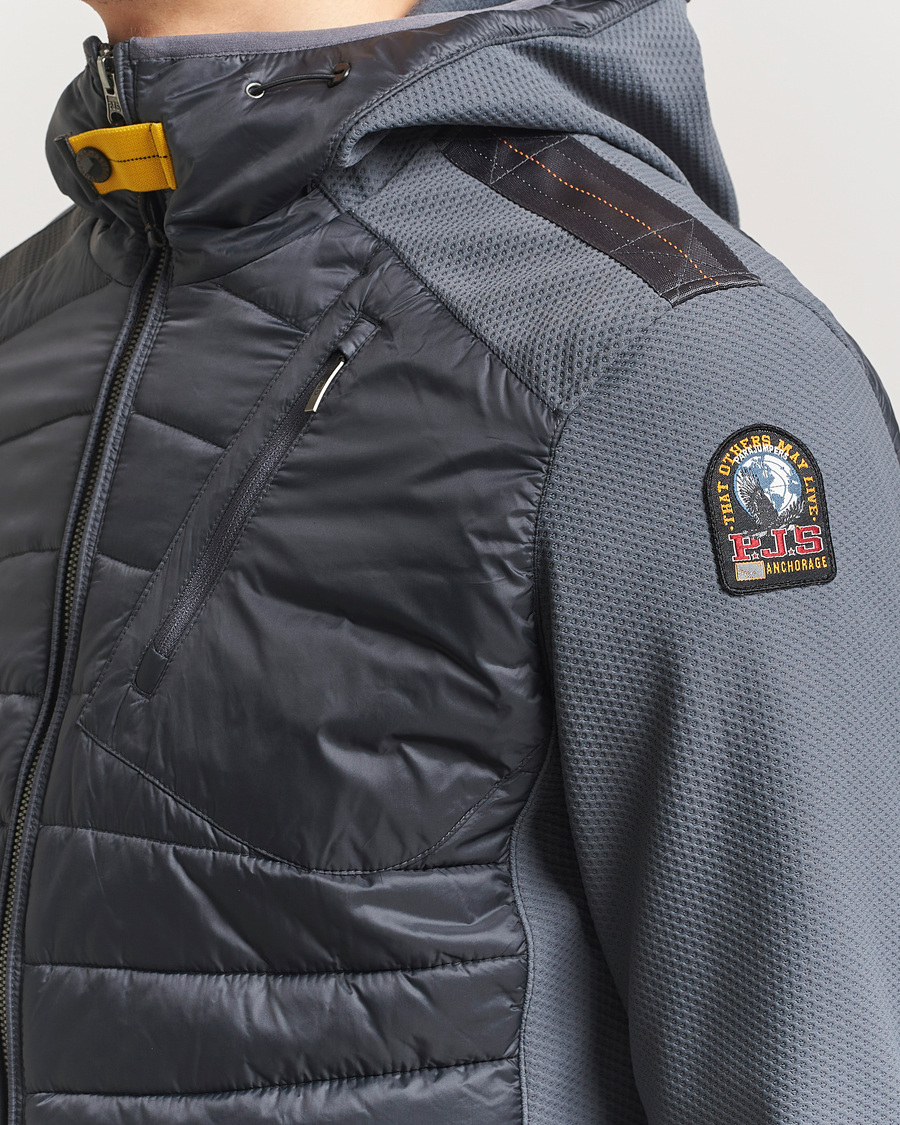 Herren | Jacken | Parajumpers | Nolan Mesh Hooded Hybrid Gargoyle