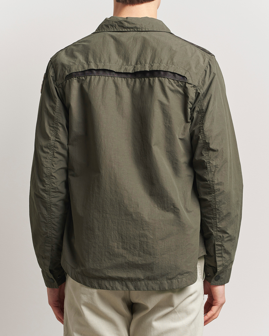 Herren | Jacken | Parajumpers | Rayner Peached Poplin Shirt Jacket Kombu Green