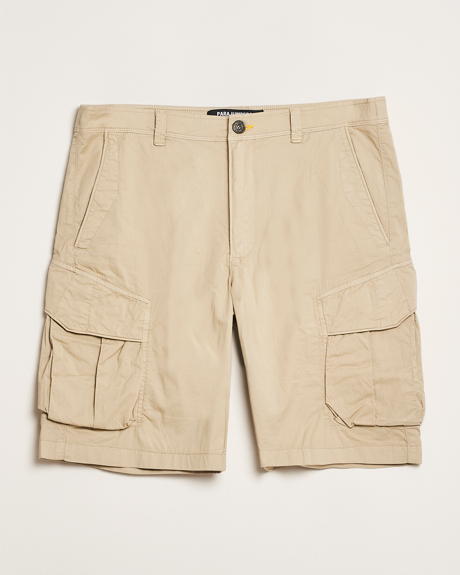 Herren | Shorts | Parajumpers | Edmund Garment Dyed Twill Cargo Shorts Asparagus