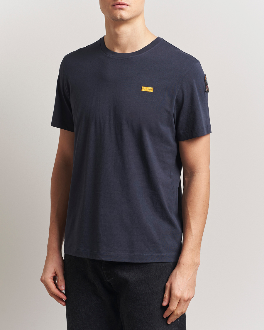 Herren | T-Shirts | Parajumpers | Iconic Crew Neck T-Shirt Blue Navy