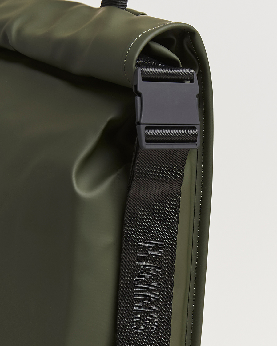 Herren | Taschen | RAINS | Trail Rolltop Backpack Green