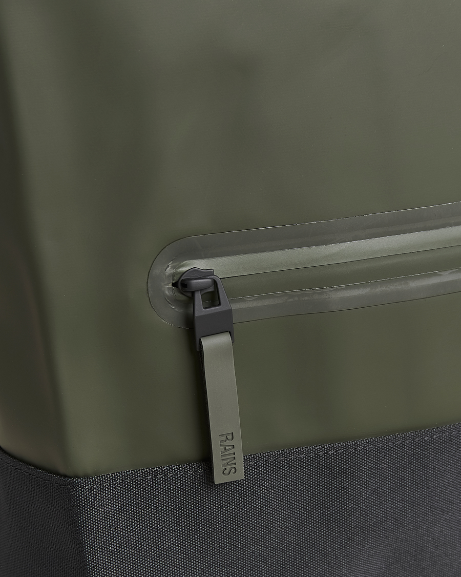 Herren | Taschen | RAINS | Trail Rolltop Backpack Green