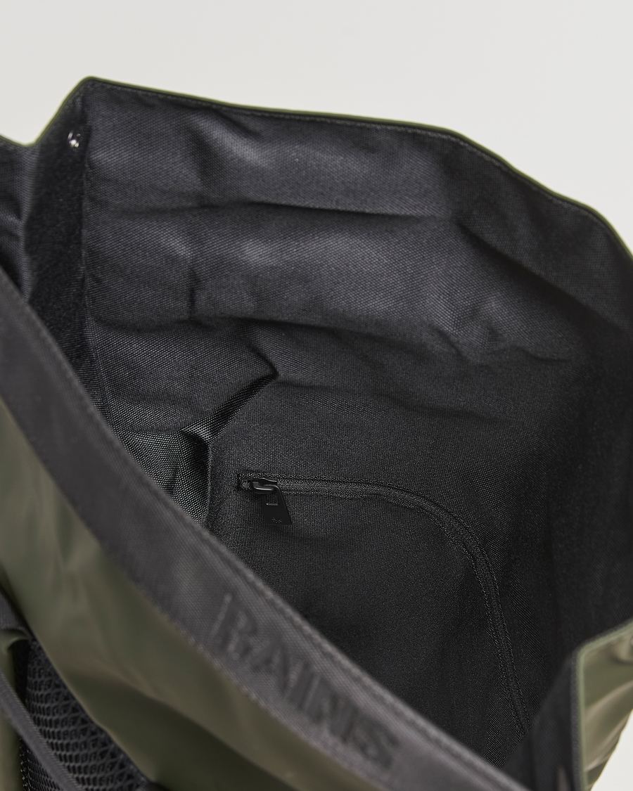 Herren | Taschen | RAINS | Trail Rolltop Backpack Green