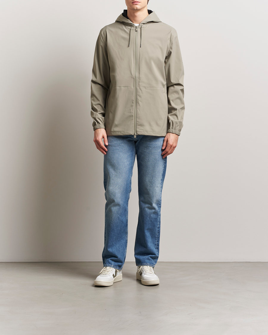 Herren | Jacken | RAINS | Suva Hooded Waterproof Jacket Drift