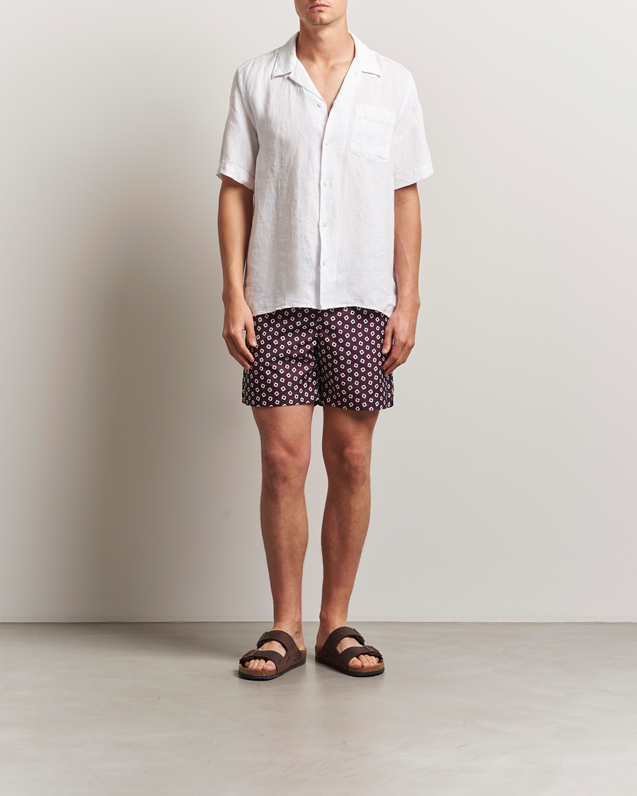 Herren | Hemden | Vilebrequin | Charli Resort Short Sleeve Shirt Blanc