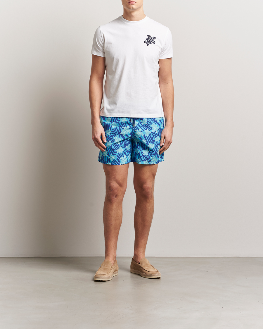 Herren | T-Shirts | Vilebrequin | Portisol Embroidered T-Shirt Blanc