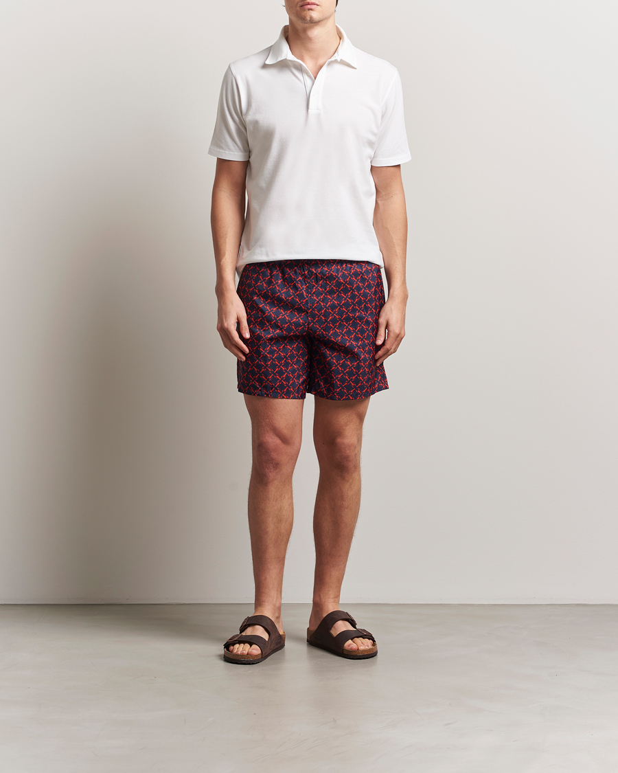 Herren | Badehosen | Vilebrequin | Mahina Swimshorts Bleu Marine