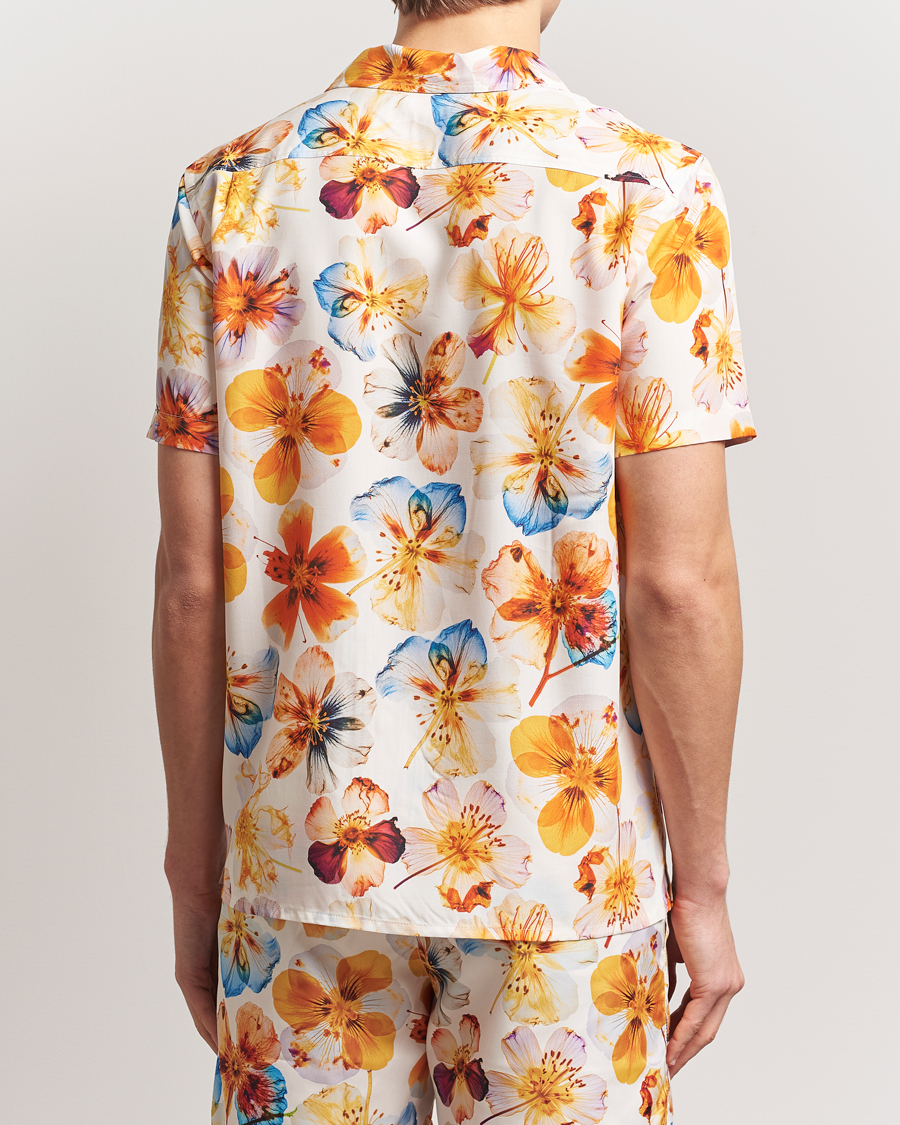 Herren | Hemden | Orlebar Brown | Hibbert Oshibana Printed Shirt White Sand