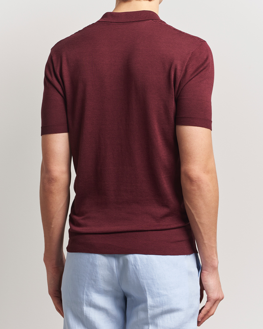 Herren | Poloshirts | Orlebar Brown | Horton Maybrook Cotton/Silk Polo Damson