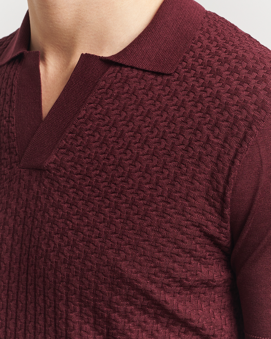 Herren | Poloshirts | Orlebar Brown | Horton Maybrook Cotton/Silk Polo Damson