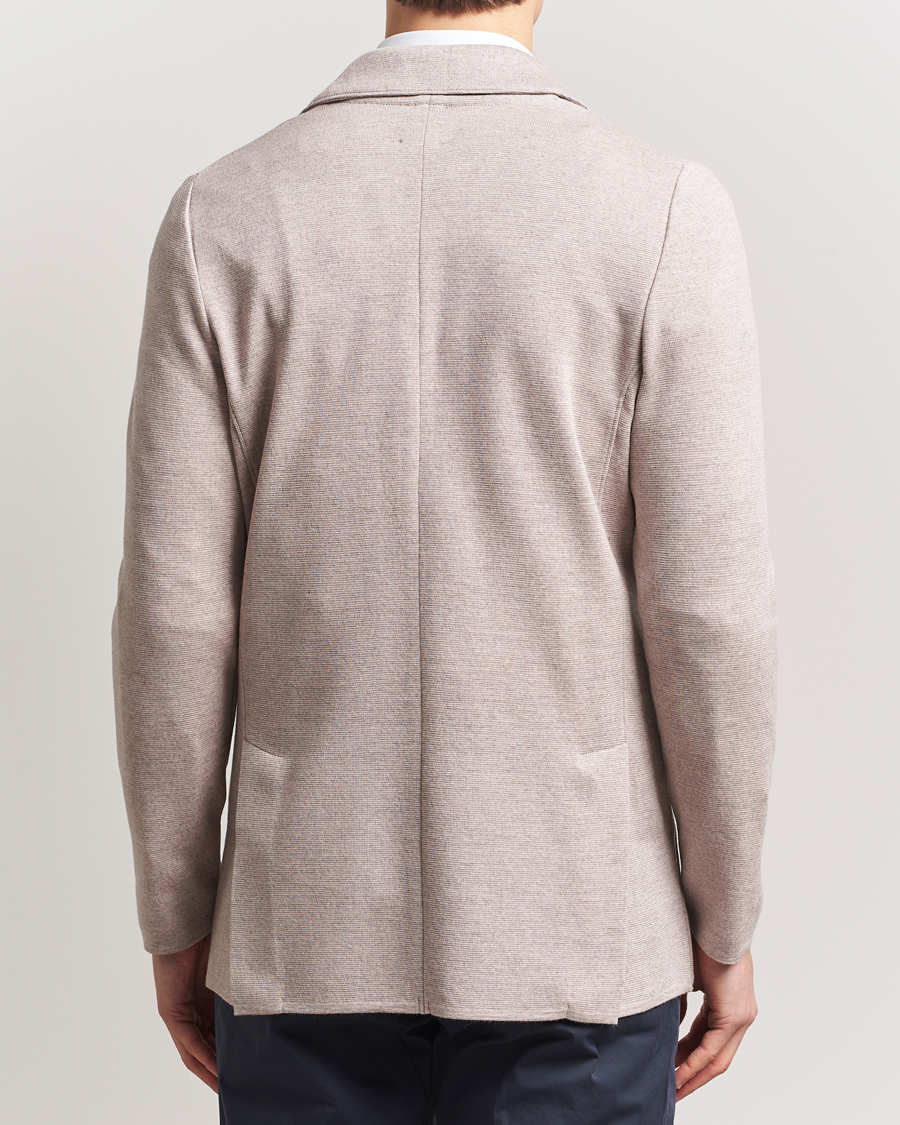 Herren | Sakkos | Stenströms | Milano Knitted Blazer Beige