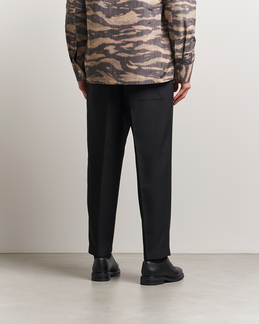 Herren | Hosen | Jil Sander | Regular Fit Gabardine Trousers Black