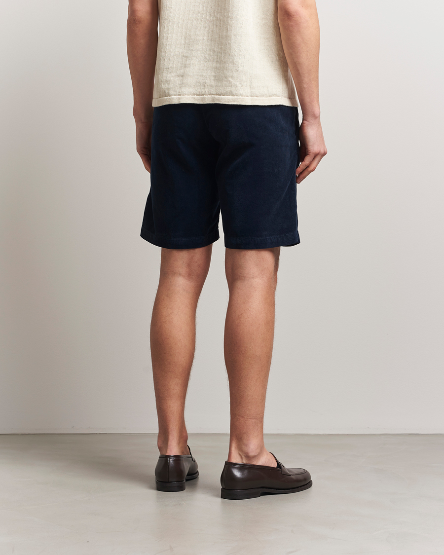 Herren | Shorts | Massimo Alba | Vela Baby Corduroy Shorts Navy