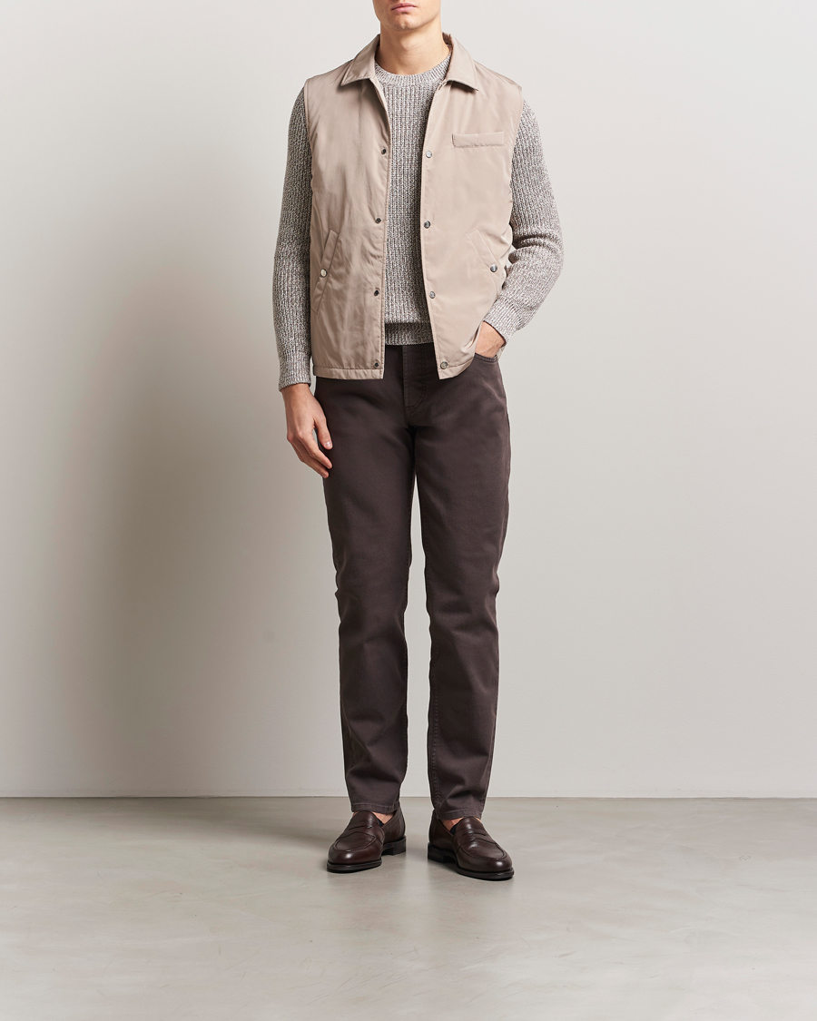 Herren | Hosen | Brunello Cucinelli | Slim Fit Bull Denim Pants Dark Brown
