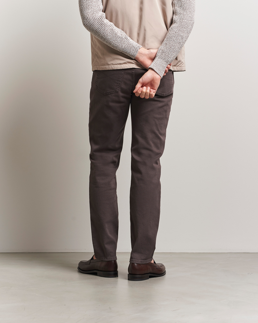 Herren | Hosen | Brunello Cucinelli | Slim Fit Bull Denim Pants Dark Brown