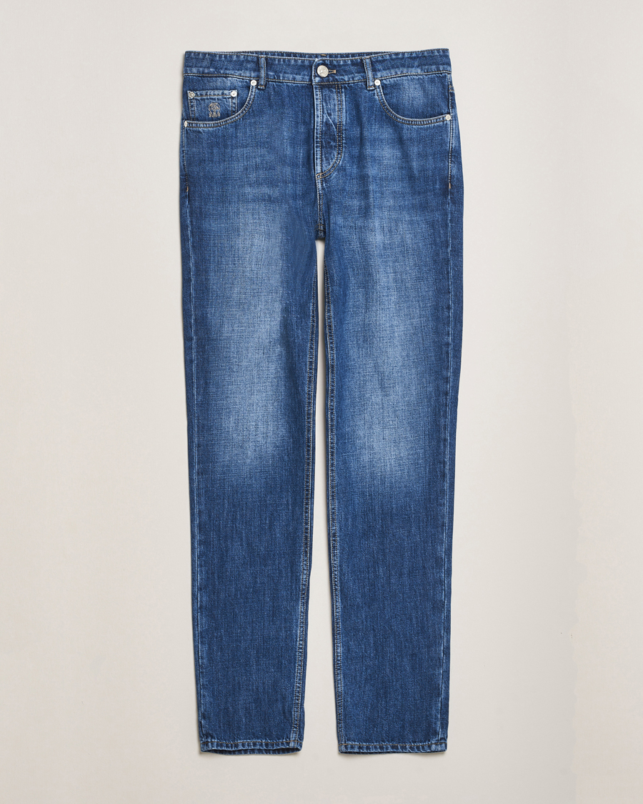 Herren | Hosen | Brunello Cucinelli | Traditional Fit Jeans Medium Wash