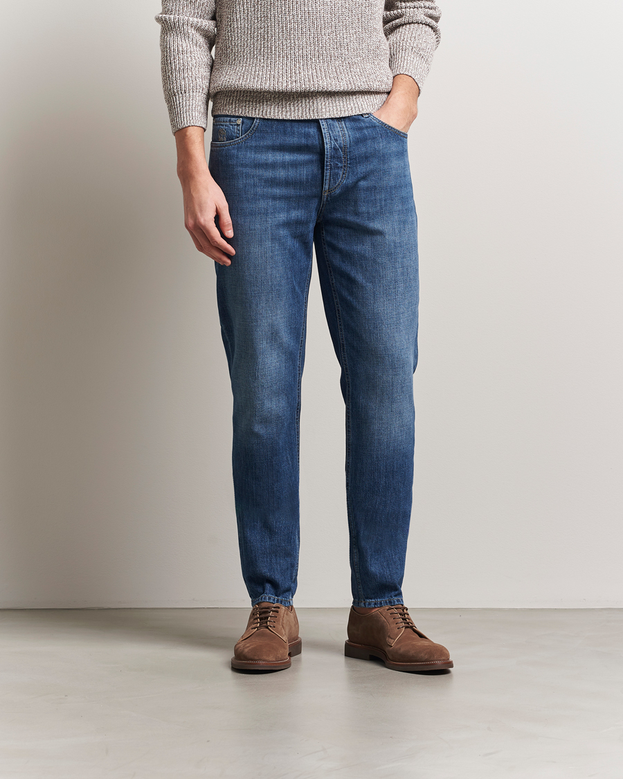Herren | Hosen | Brunello Cucinelli | Traditional Fit Jeans Medium Wash