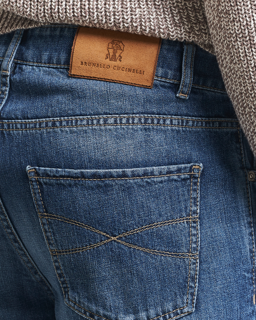 Herren | Hosen | Brunello Cucinelli | Traditional Fit Jeans Medium Wash