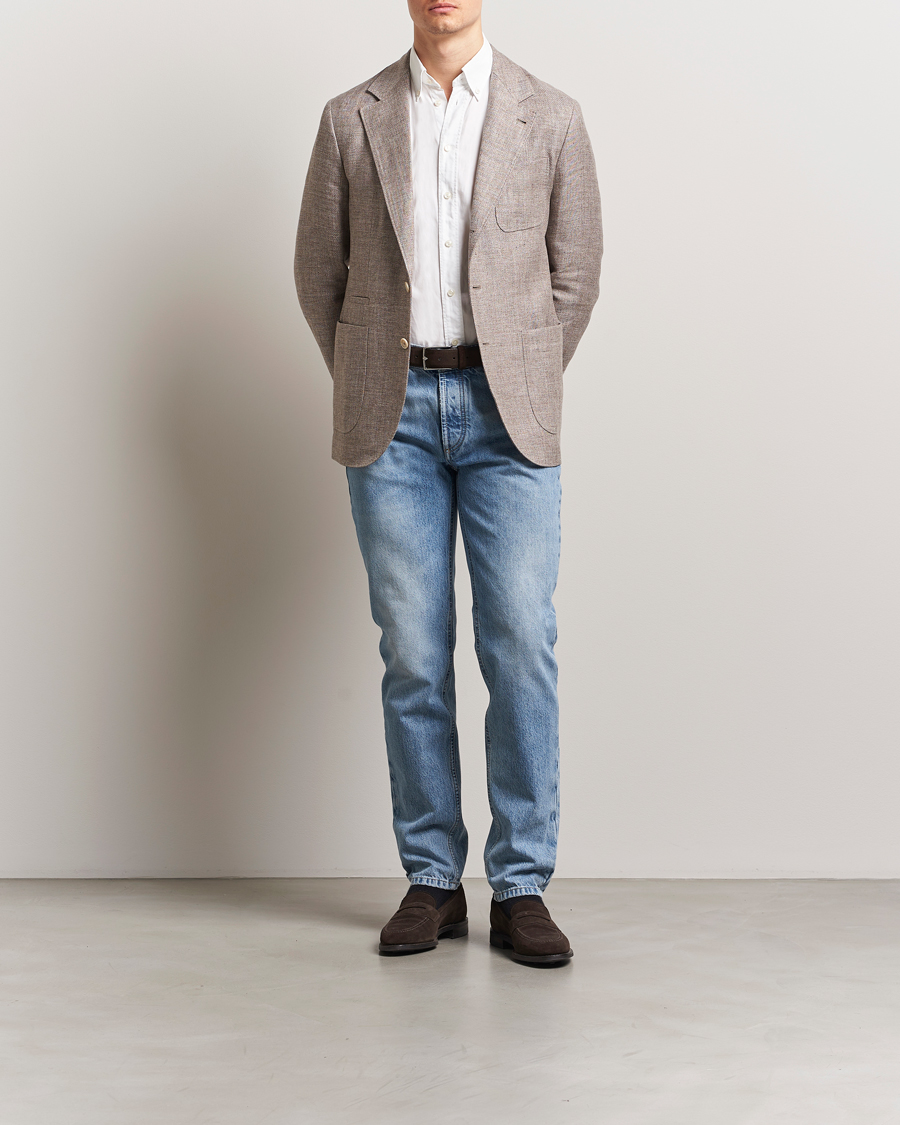 Herren | Jeans | Brunello Cucinelli | Traditional Fit Jeans Light Denim