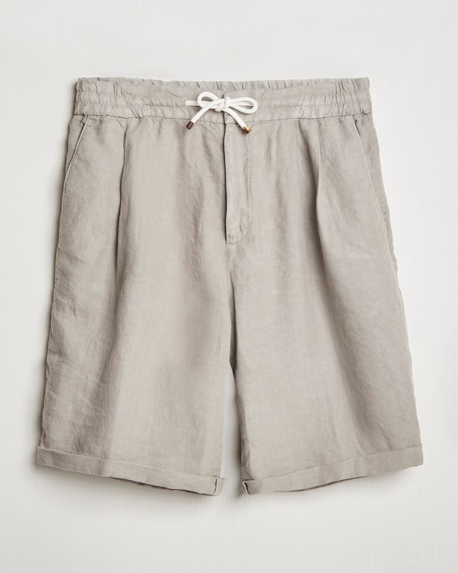 Herren | Shorts | Brunello Cucinelli | Drawstring Shorts Khaki