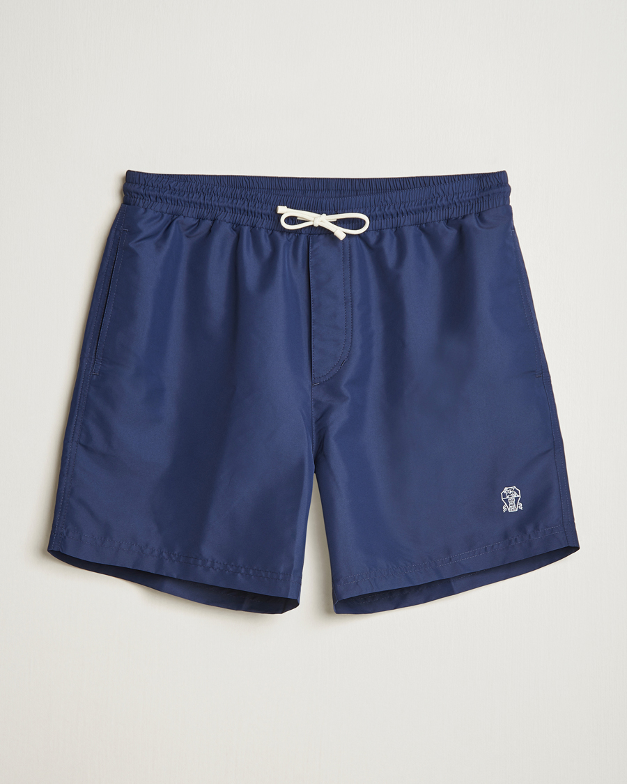 Herren | Badehosen | Brunello Cucinelli | Nylon Swim Trunks Navy