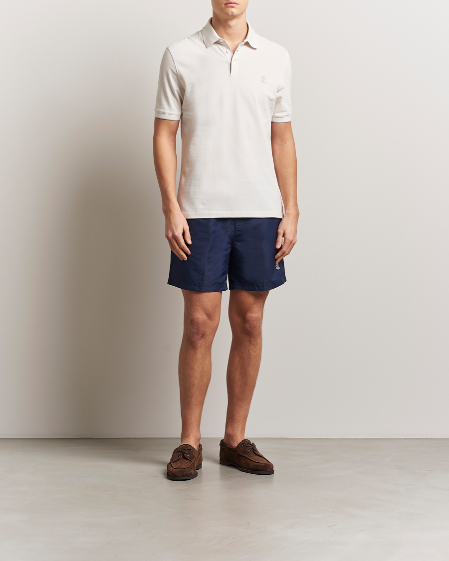Herren | Badehosen | Brunello Cucinelli | Nylon Swim Trunks Navy