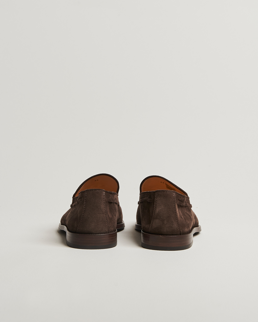 Herren | Brunello Cucinelli Tassel Loafer Dark Brown Suede | Brunello Cucinelli | Tassel Loafer Dark Brown Suede