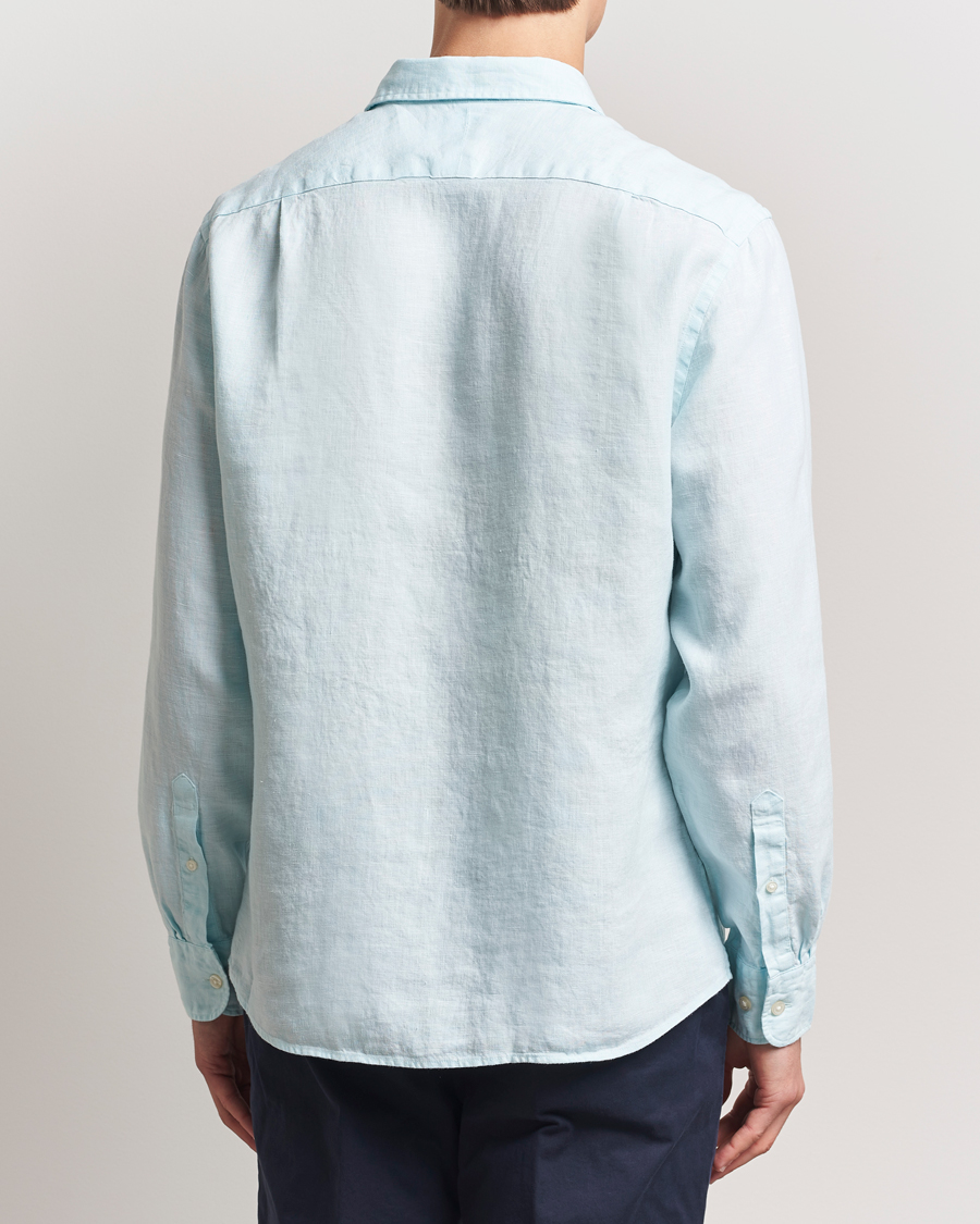 Herren | Hemden | Charles Tyrwhitt | Pure Linen Slim Fit Shirt Aqua