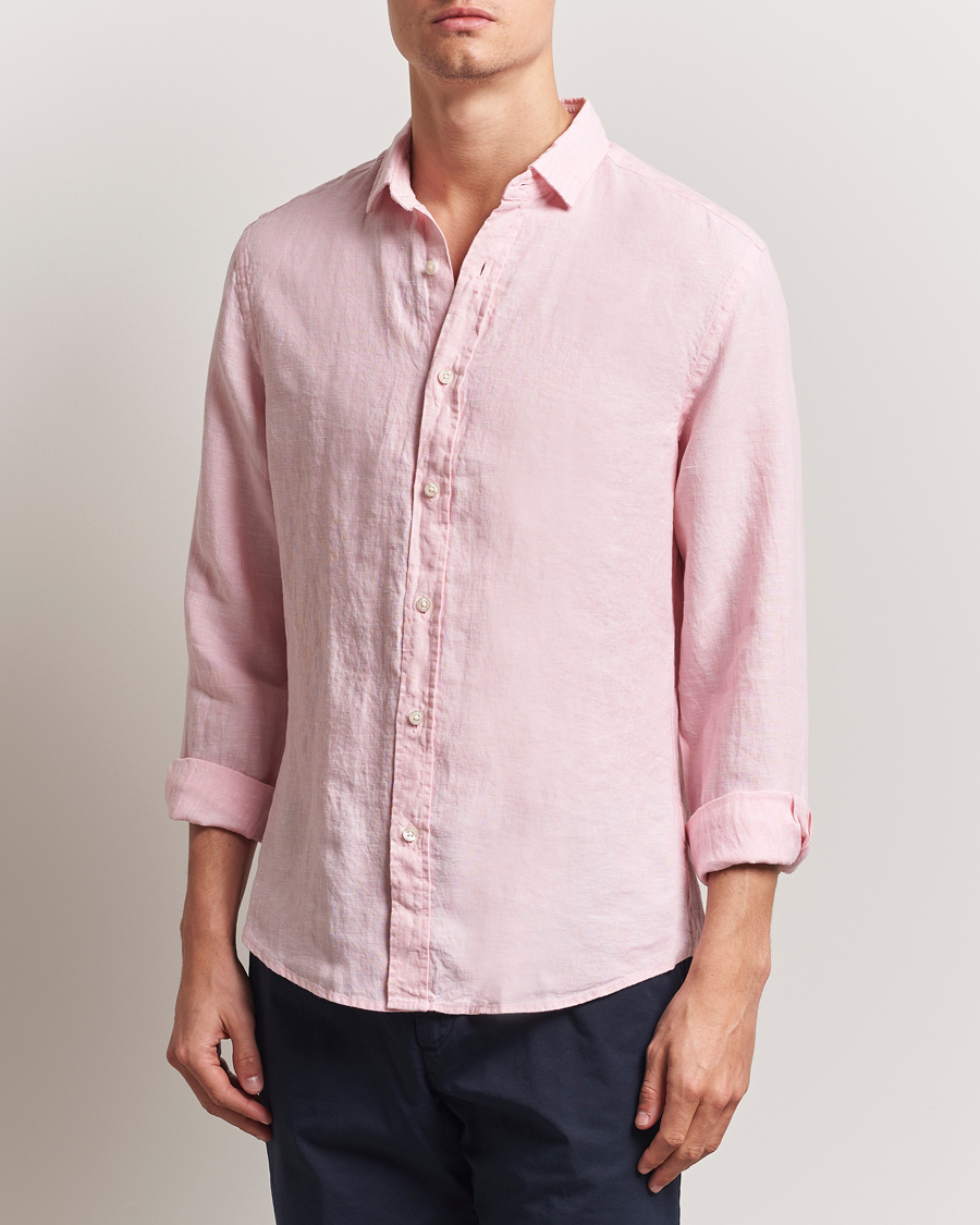 Herren | Hemden | Charles Tyrwhitt | Pure Linen Slim Fit Shirt Pink