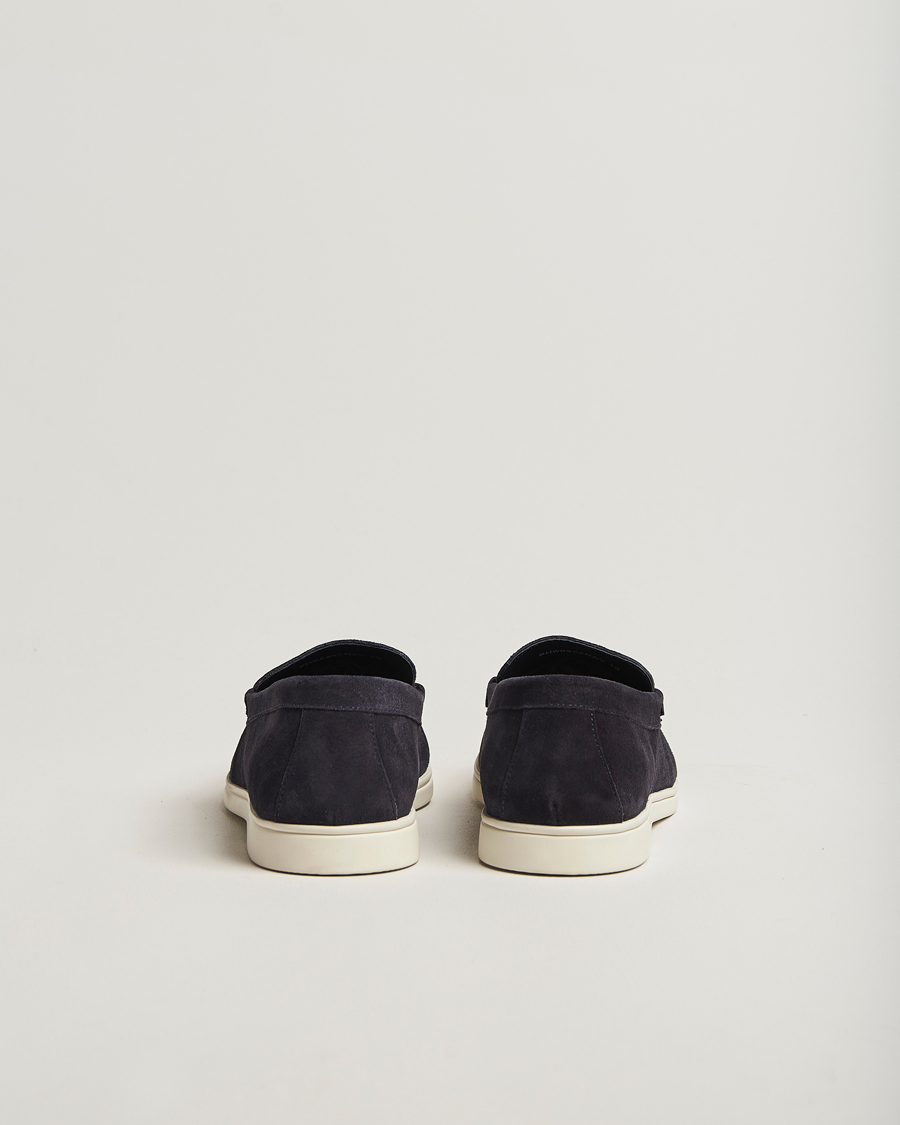 Herren | Loafer | Charles Tyrwhitt | Suede Slip On Loafers Navy