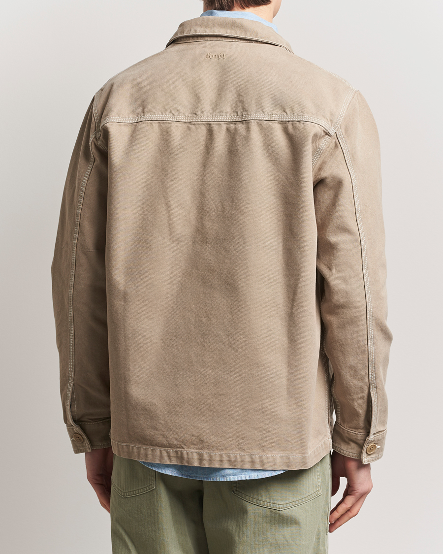 Herren | Hemden | Forét | Berry Canvas Overshirt Khaki