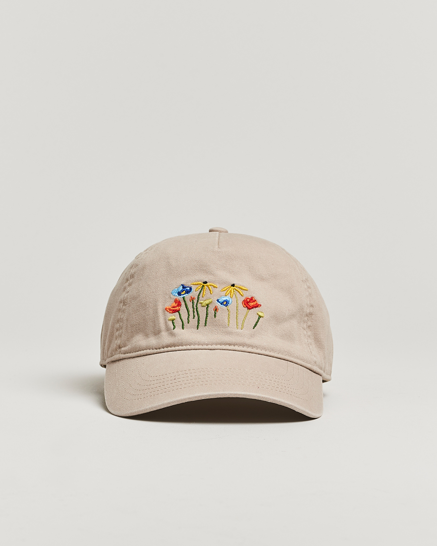 Herren | Forét Botanic Washed Cap Khaki | Forét | Botanic Washed Cap Khaki