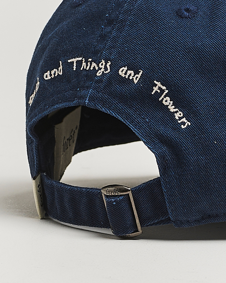Herren | Forét Fauna Washed Cap Navy | Forét | Fauna Washed Cap Navy