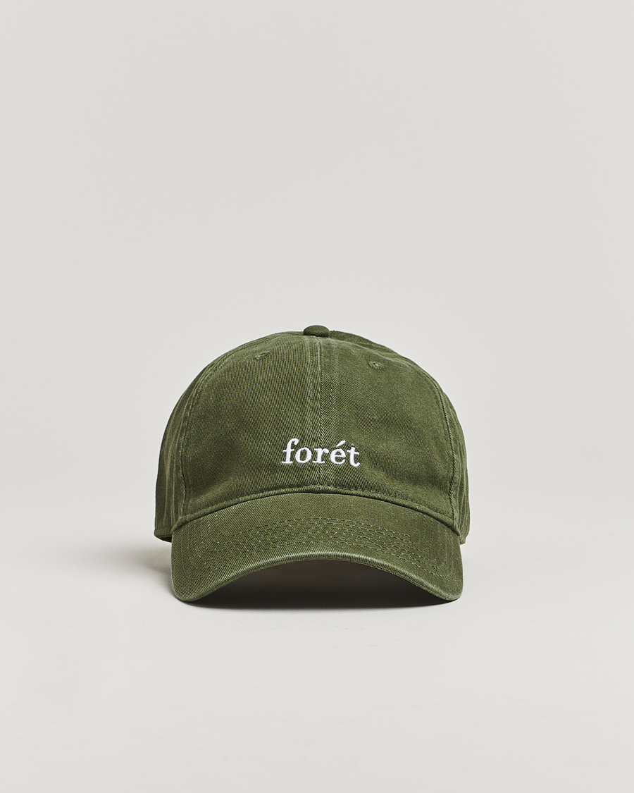 Herren | Forét Hawk Washed Cap Army | Forét | Hawk Washed Cap Army