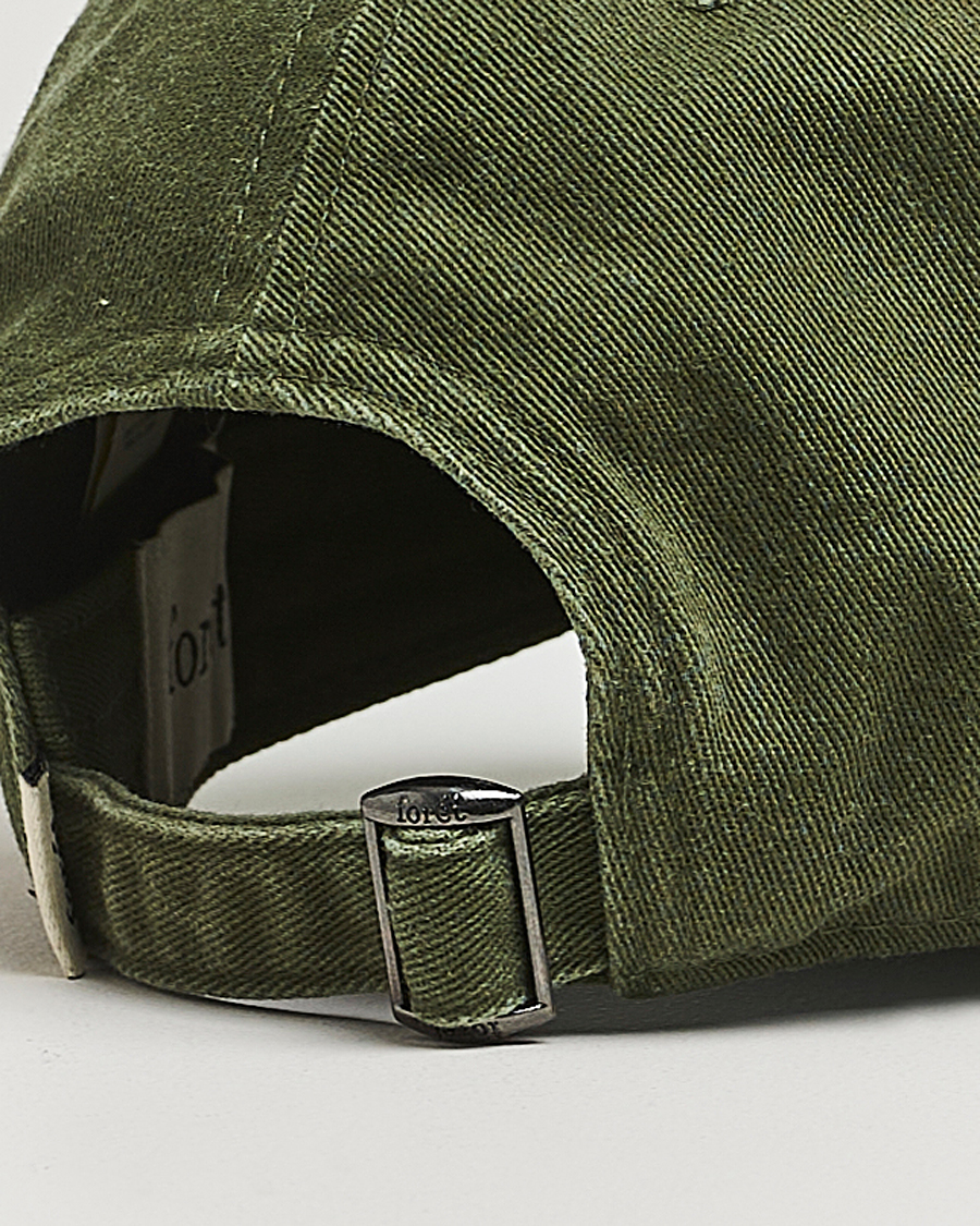 Herren | Forét Hawk Washed Cap Army | Forét | Hawk Washed Cap Army