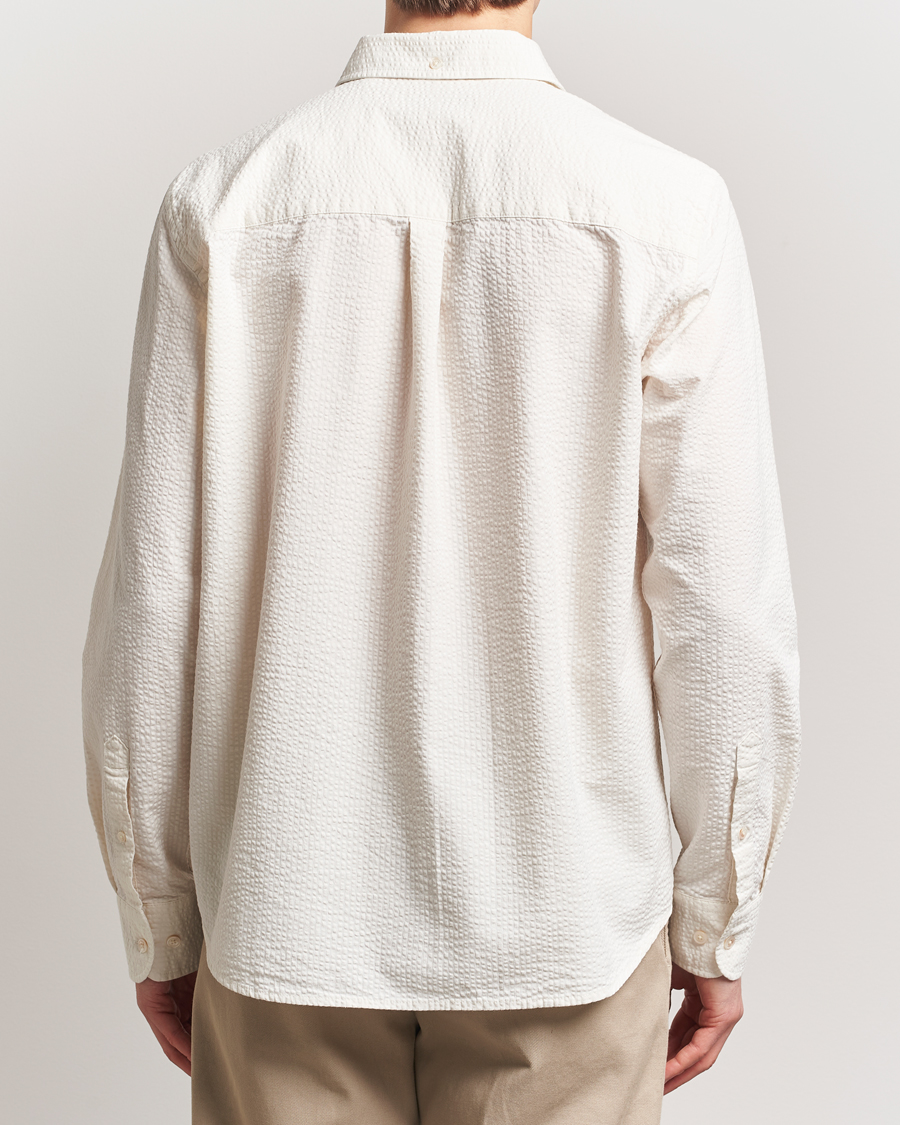 Herren | Hemden | Forét | Hornet Seersucker Shirt Cloud