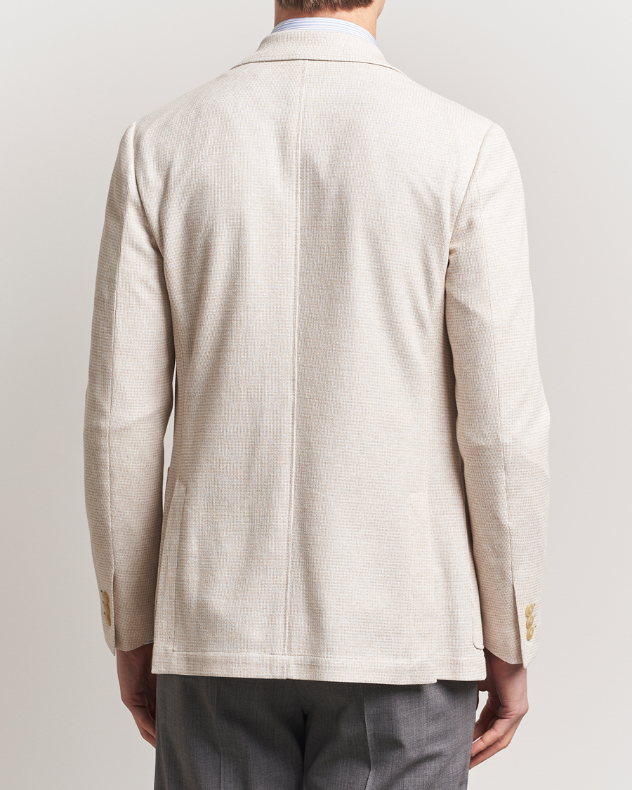 Herren | Sakkos | Canali | Structured Jersey Blazer Light Beige