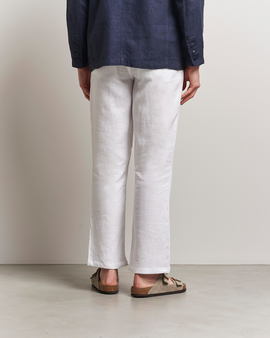 Herren | Hosen | KnowledgeCotton Apparel | Loose Linen Pants Bright White