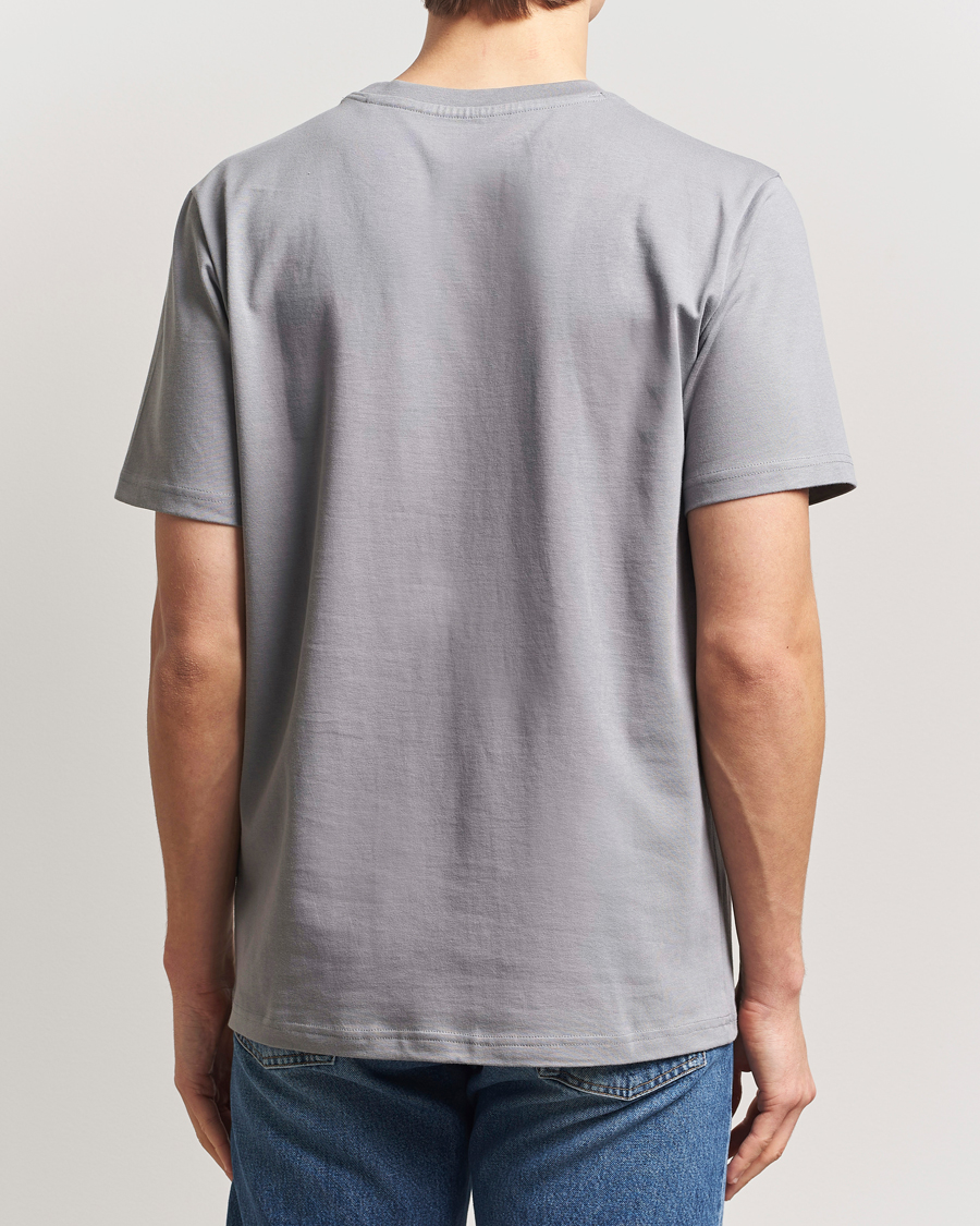 Herren | T-Shirts | KnowledgeCotton Apparel | Loake Badge T-Shirt Grey
