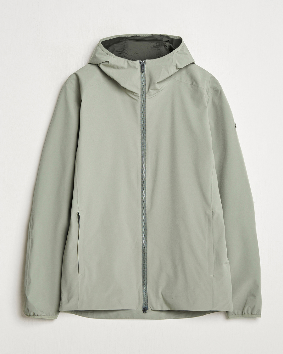 Herren | Jacken | Scandinavian Edition | Hood Waterproof Jacket Light Green