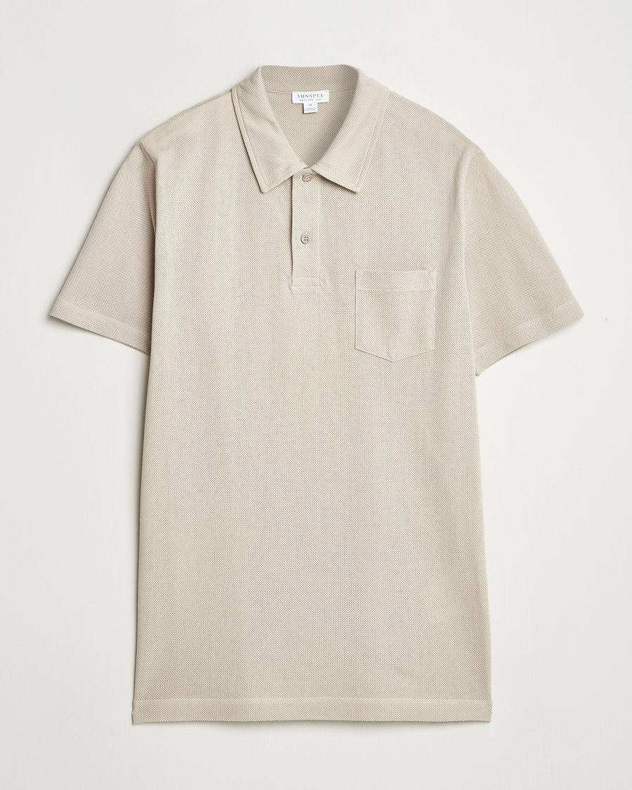 Herren | Poloshirts | Sunspel | Riviera Polo Shirt Ash Grey
