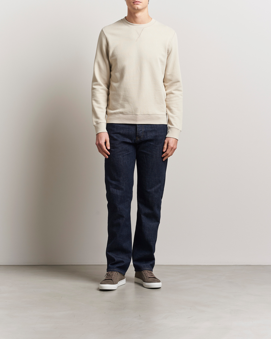 Herren | Pullover | Sunspel | Loopback Sweatshirt Ash Grey