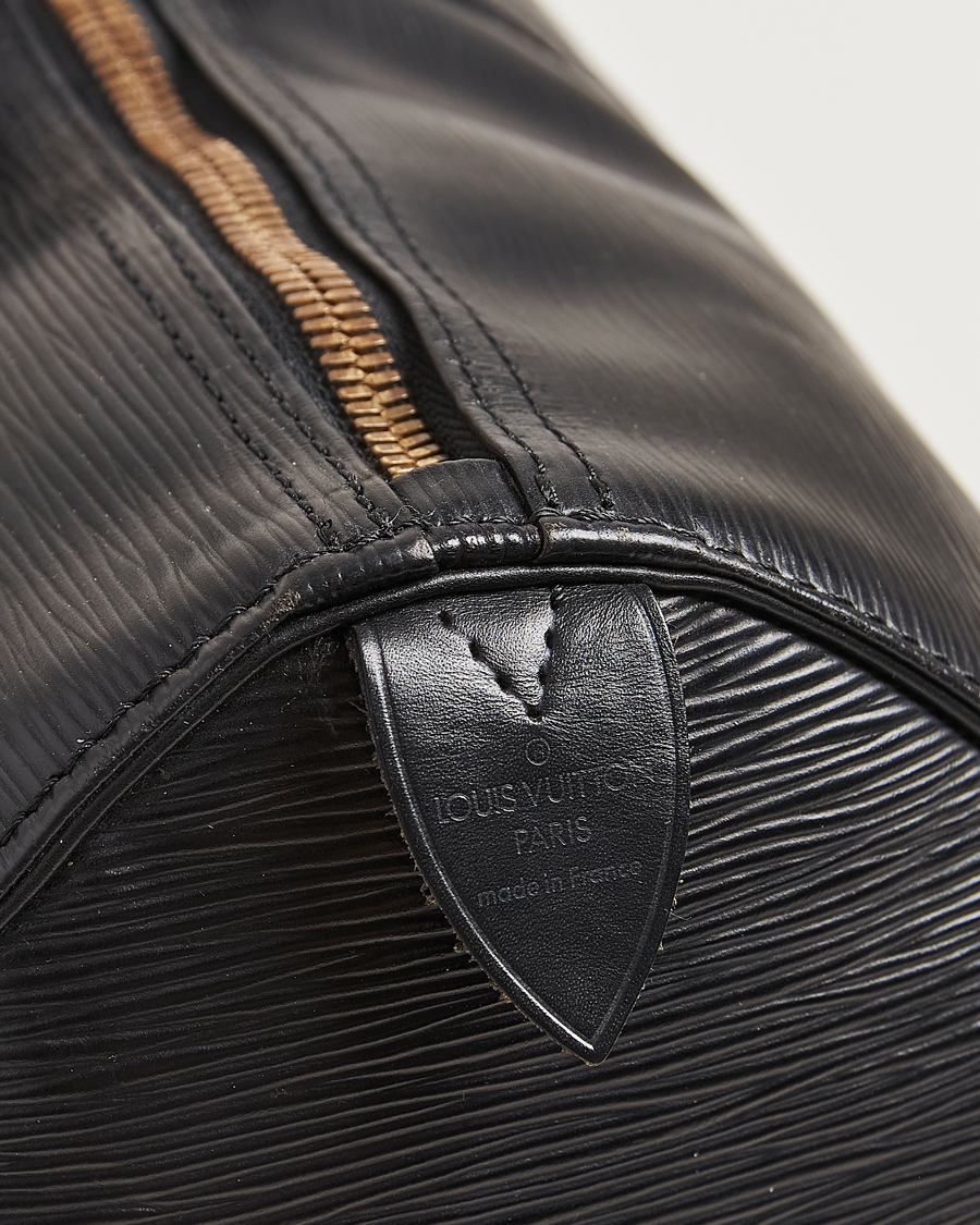 Herren | Louis Vuitton Pre-Owned Keepall 45 Epi Leather Bag Black | Louis Vuitton Pre-Owned | Keepall 45 Epi Leather Bag Black