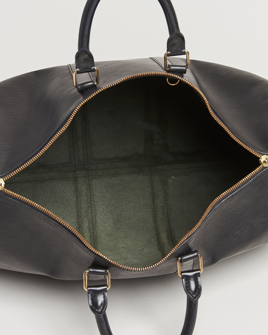 Herren | Louis Vuitton Pre-Owned Keepall 45 Epi Leather Bag Black | Louis Vuitton Pre-Owned | Keepall 45 Epi Leather Bag Black