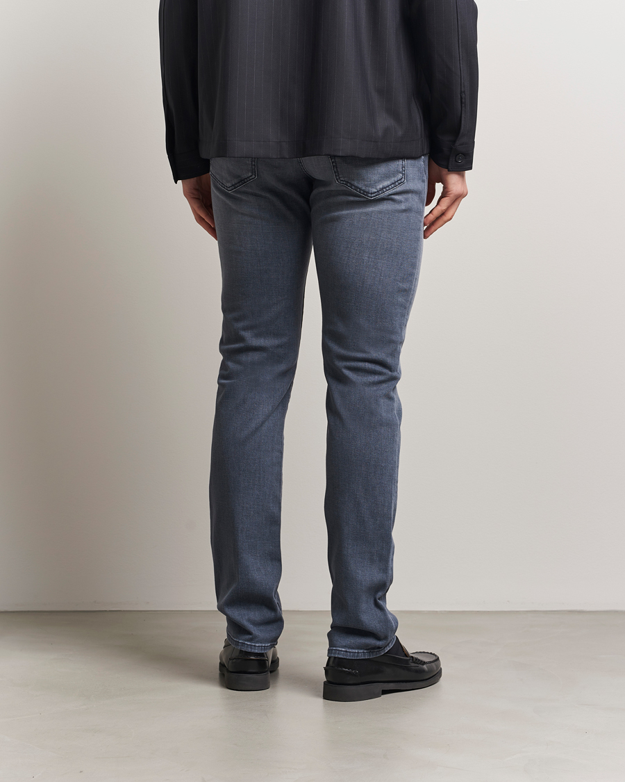 Herren | Jeans | Jacob Cohën | Bard Slim Fit Stretch Jeans Mid Grey