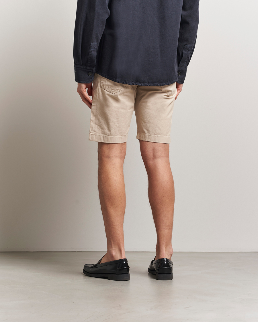 Herren | Shorts | Jacob Cohën | Nicolas Cotton Gabardine Shorts Beige