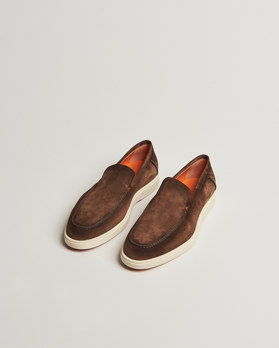 Herren | Loafer | Santoni | Detroit Loafer Brown Suede