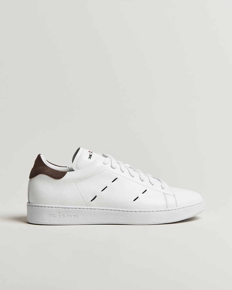 Herren | Kiton Plain Sneakers White | Kiton | Plain Sneakers White