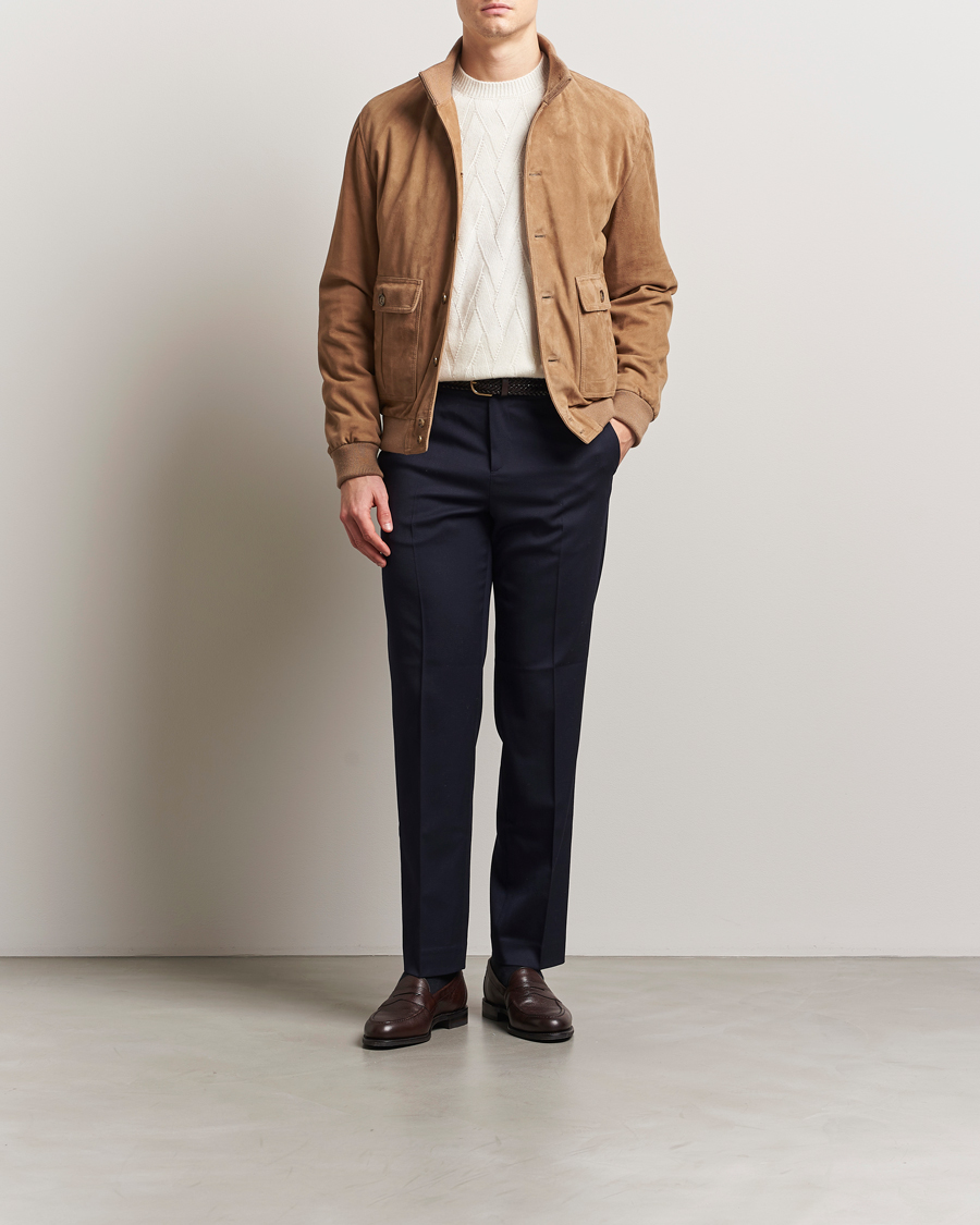 Herren | Jacken | Valstar | Valstarino Suede Jacket Arachide